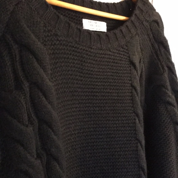 NWT 3XL/4XL BRUNETTE THE LABEL Big Sister Adele Cableknit Sweater Dress, Black - Picture 8 of 16
